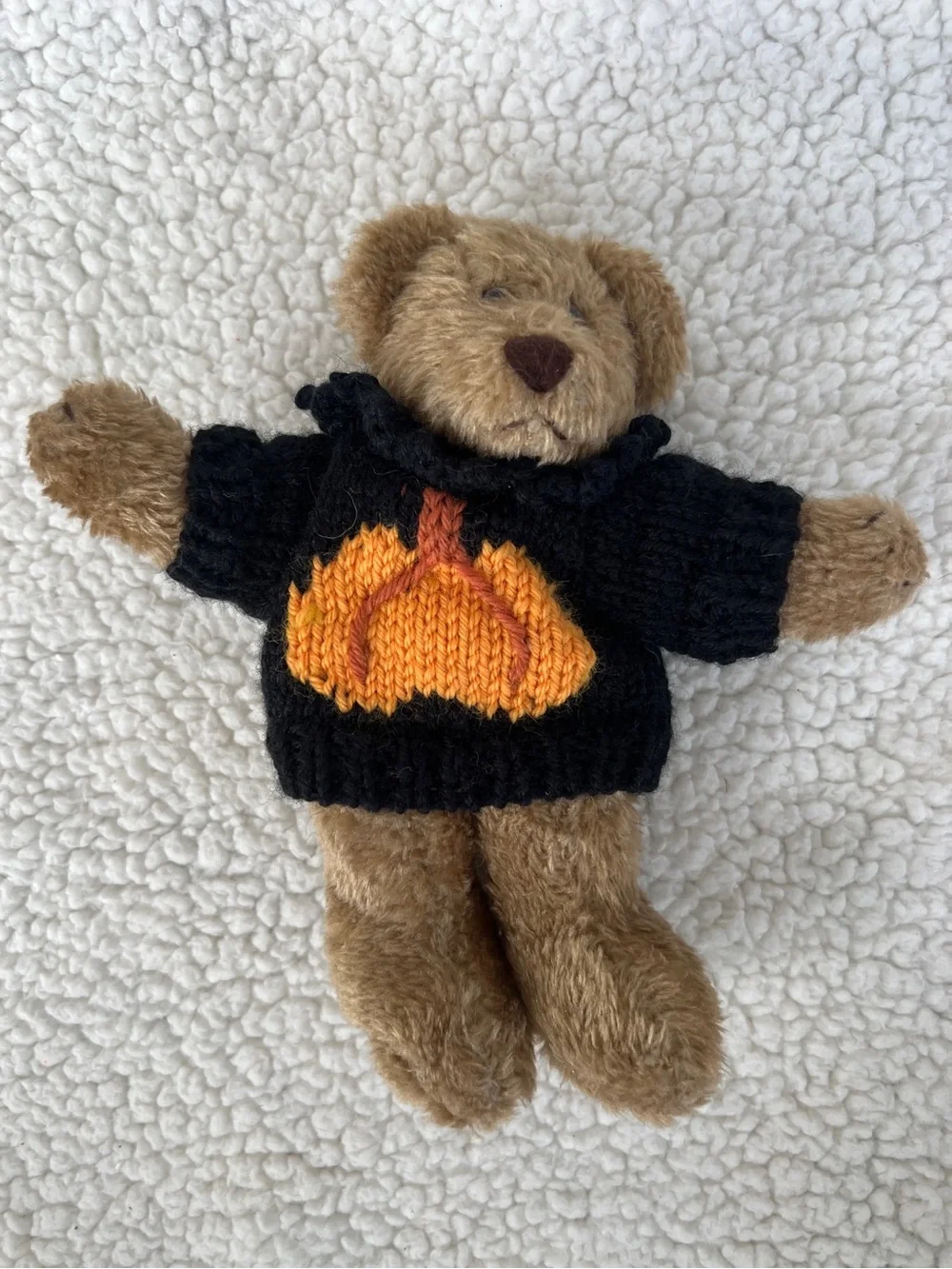Vintage Boyds Bears, Halloween, Archive Collection, knit, pumpkin, 1990s